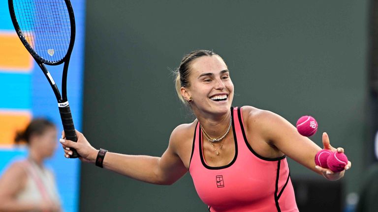 Aryna Sabalenka hat die Chance auf ihren ersten Titel in Indian Wells.