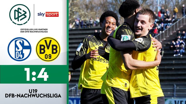 Der BVB dominiert im U19-Revierderby 90 Minuten lang das Spiel und gewinnt verdient mit 4:1 gegen die Schalker Hausherren. Vor allem die zweite Hälfte war von der Dortmunder Dominanz geprägt, Schalke kommt gegen Spielende zum Anschluss.