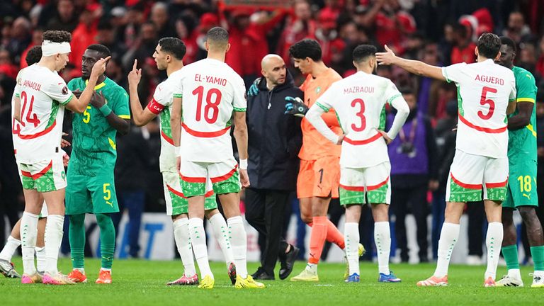 Das Endspiel beim Afrika-Cup zwischen Marokko und Senegal wurde zu einer Farce.