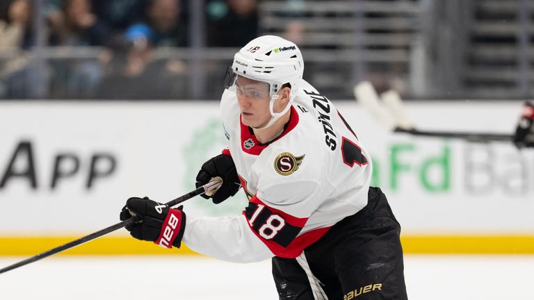  Tim Stützle konnte trotz seines Treffers die Niederlage der Senators nicht verhindern.