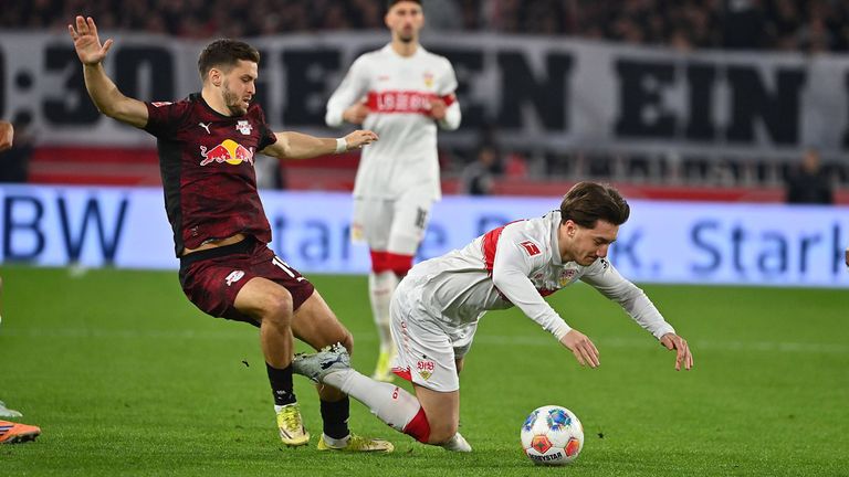 Der VfB Stuttgart und RB Leipzig im Duell.