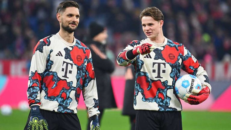 Sven Ulreich (l.) steht vor seiner Rückkehr ins Tor des FC Bayern.
