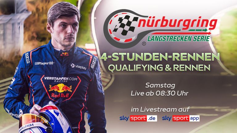 Max Verstappen fährt auf dem Nürburgring.