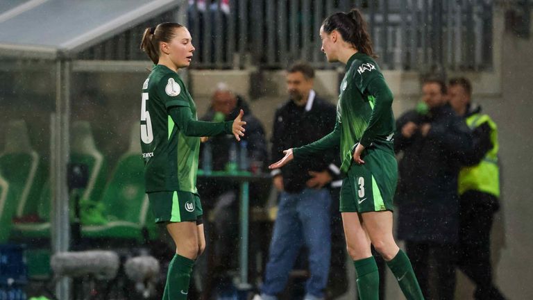 VfL Wolfsburg zieht nach dem 1:0-Sieg gegen Eintracht Frankfurt weiter ins Halbfinale. Am 5. April treffen die Frauen auf FC Carl Zeiss Jena