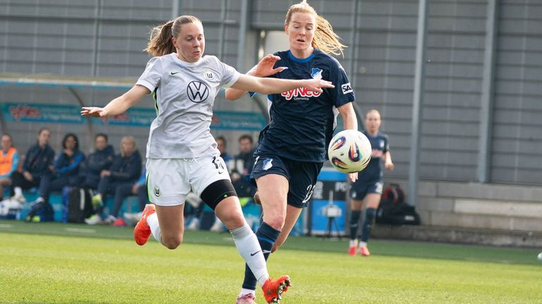 Die Frauen des VfL Wolfsburg gewinnen im Topspiel gegen die TSG Hoffenheim.