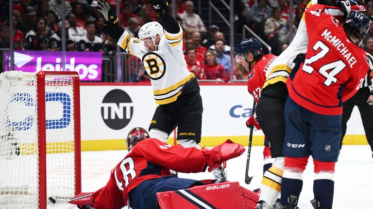 Die Boston Bruins schlagen in der NHL die Washington Capitals.