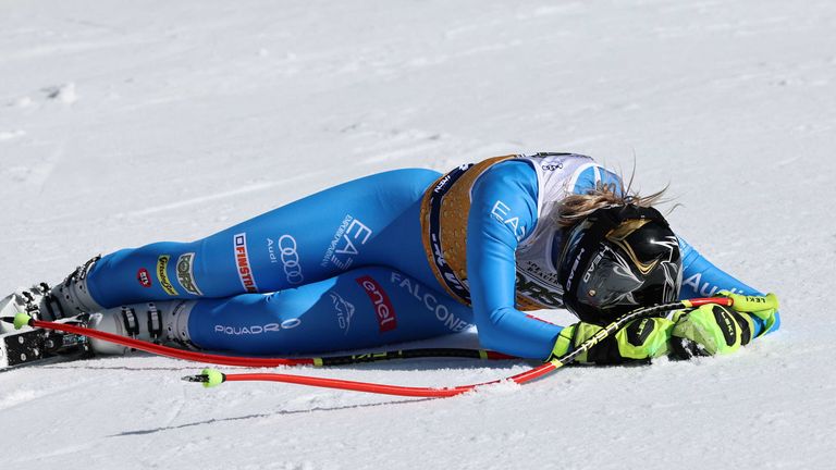 Die Italienerin Laura Pirovano holte den Sieg in beiden Abfahrten der italienischen Heimfestspiele in Val di Fassa. 