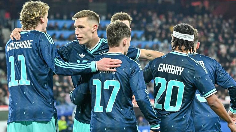 Nick Woltemade (l.) wird gegen Ghana voraussichtlich starten.