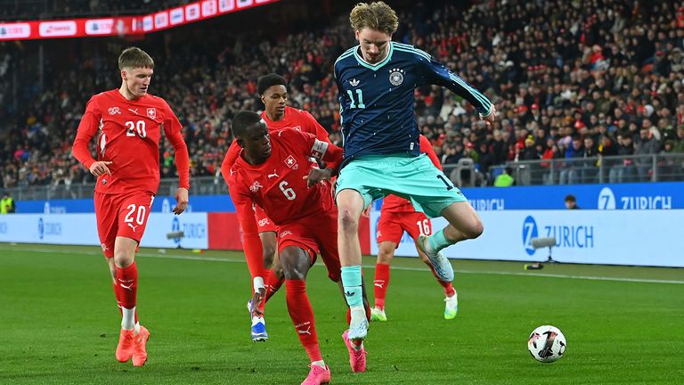 Nick Woltemade wurde in der Schweiz eingewechselt - Deniz Undav nicht.