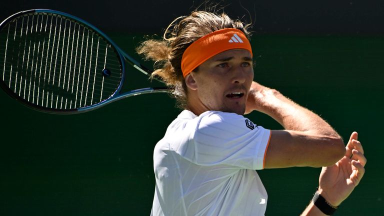Alexander Zverev steht erstmals in seiner Karriere in Indian Wells im Halbfinale. 