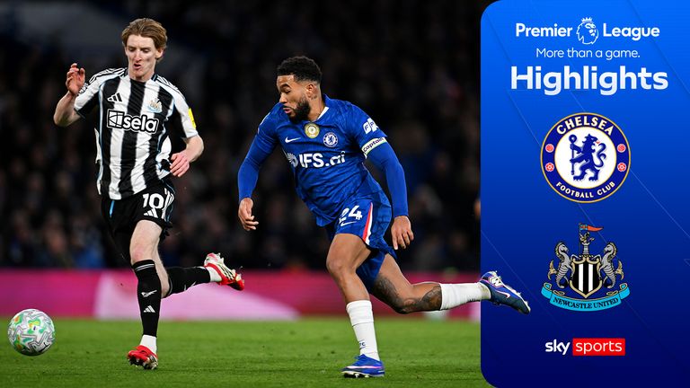 Highlights from the Premier League match between Chelsea and Newcastle.