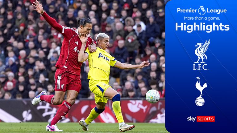 Highlights from the Premier League match between Liverpool and Tottenham Hotspur.