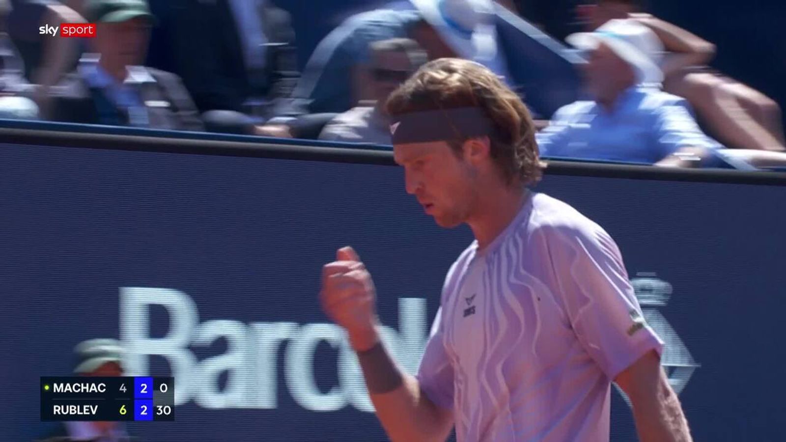 Rublev Cry Rublev souverän im Halbfinale in Barcelona | Tennis News | Sky Sport
