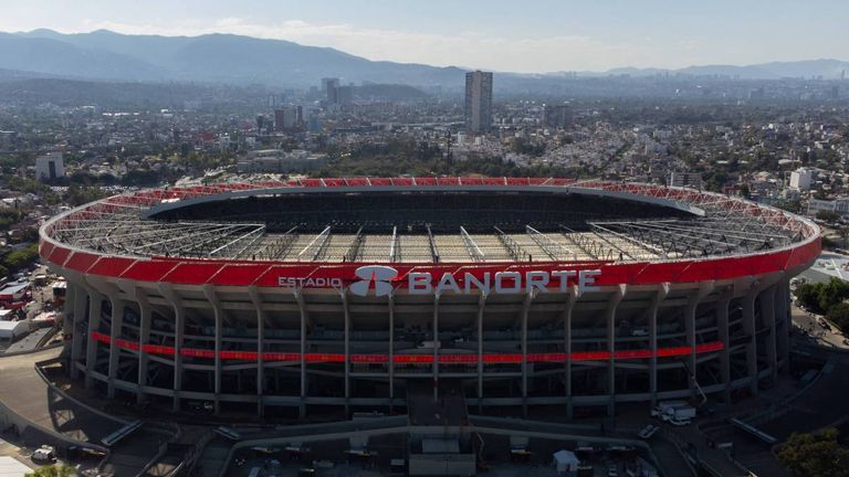Häufigster Austragungsort: Mexiko-Stadt mit 23 Spielen in zwei Stadien (19 davon im Aztekenstadion; ohne 2026)