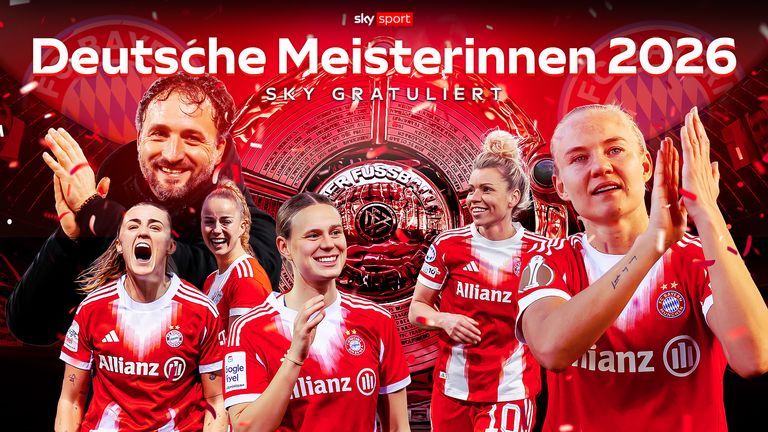 Die Bayern-Frauen sind zum vierten Mal in Folge Deutsche Meister.