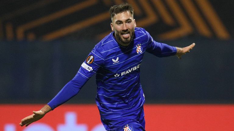 Im Höhenflug: Ex-Augsburger Dion Beljo bei Dinamo Zagreb.