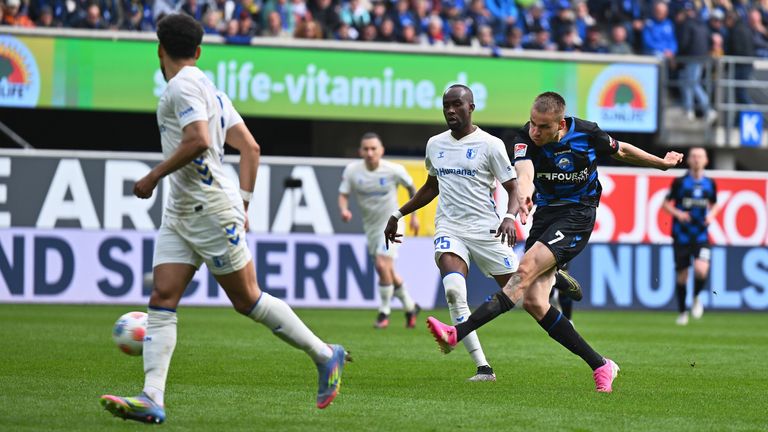 Filip Bilbija schnürt gegen Magdeburg einen fulminanten Viererpack.