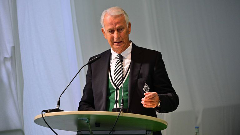 Rainer Bonhof bei der Jahreshauptversammlung der Borussia.