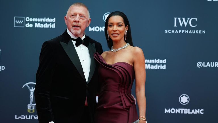 Tennis-Legende Boris Becker und Ehefrau Lilian de Carvalho Monteiro.