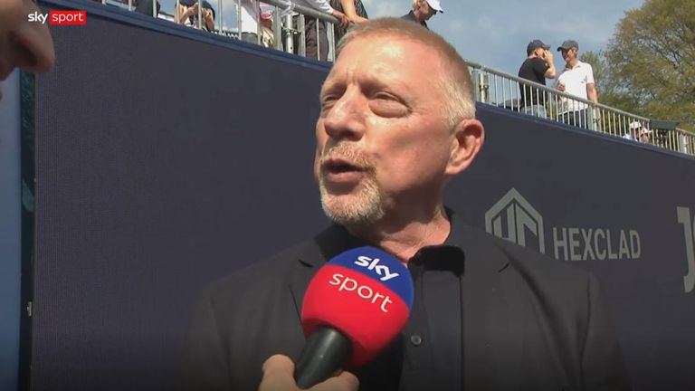 Boris Becker im exklusiven Interview mit Sky Sport.