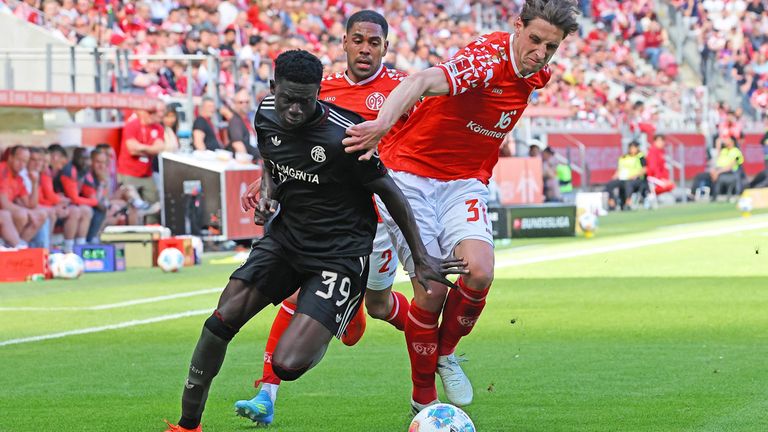 Der 1. FSV Mainz 05 gegen den FC Bayern München.