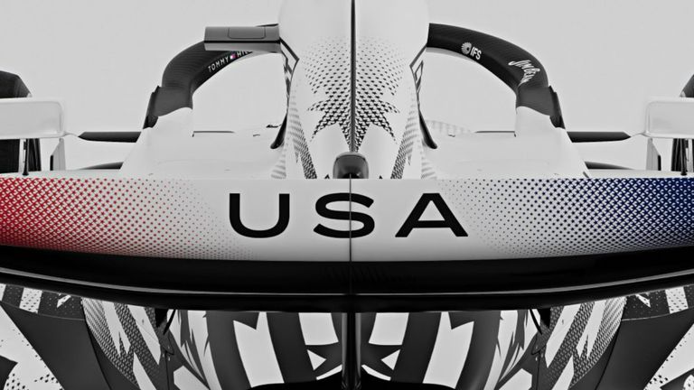 Die Cadillac-Sonderlackierung beim GP von Miami (Quelle: X/@Cadillac_F1)