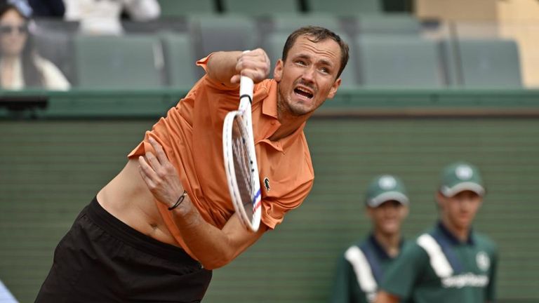 Daniil Medvedev ist kein Fan vom Bodenbelag Sand.