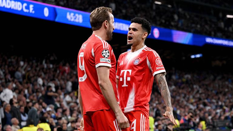 Die Torschützen Luis Diaz & Harry Kane befördern Bayern zum ersten Sieg in Madrid seit 2012.