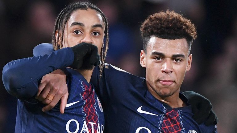 Im CL-Halbfinale treffen die Münchner auf ihre einstigen Wunschkandidaten Bradley Barcola und Desire Doue. 