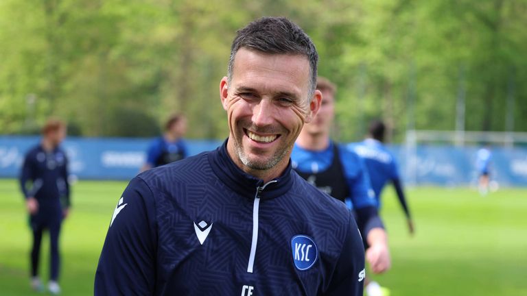 KSC-Coach Eichner verlässt den Klub im Sommer.