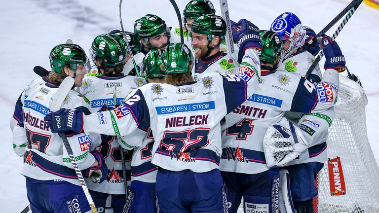Die Eisbären Berlin stehen im dritten Jahr in Folge im DEL-Finale.