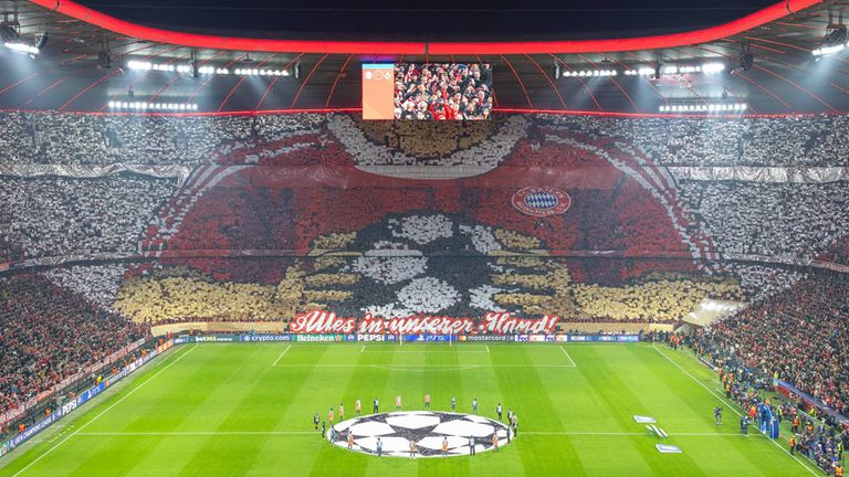 Die Fans des FC Bayern haben sich für das Spiel gegen Real Madrid eine ganz besondere Choreografie ausgedacht.