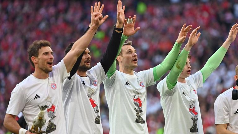 Der FC Bayern München wird zum 35. Mal deutscher Meister.