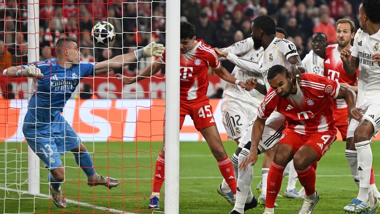 FC Bayern gegen Real Madrid.