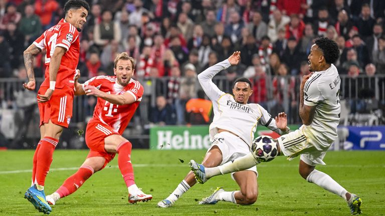 FC Bayern gegen Real Madrid.
