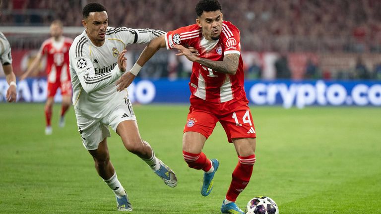 FC Bayern gegen Real Madrid.
