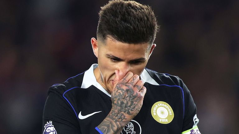 Enzo Fernandez und der FC Chelsea befinden sich aktuell in der Krise.