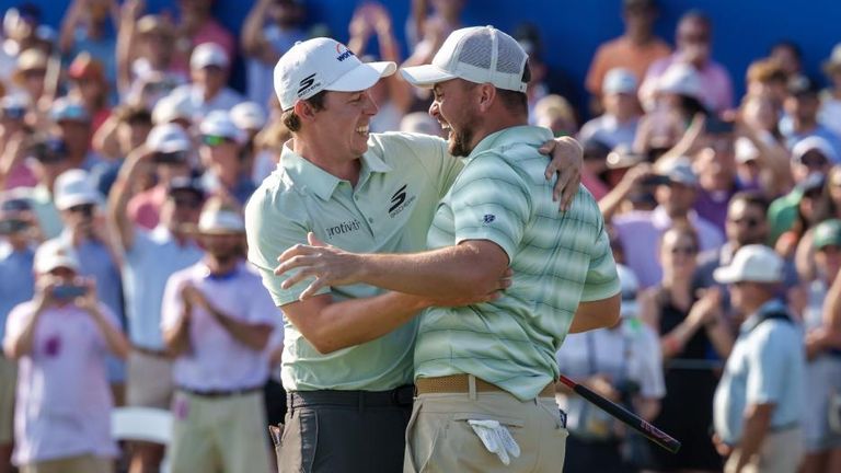Die Fitzpatrick-Brüder gewinnen das Team-Turnier bei der US-PGA-Tour.