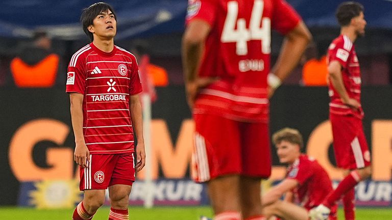 Die Spieler von Fortuna Düsseldorf sind enttäuscht.