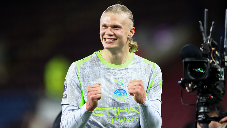 Erling Haaland sichert den Cityzens-Sieg. Heute kommt es zum Duell gegen Everton. 