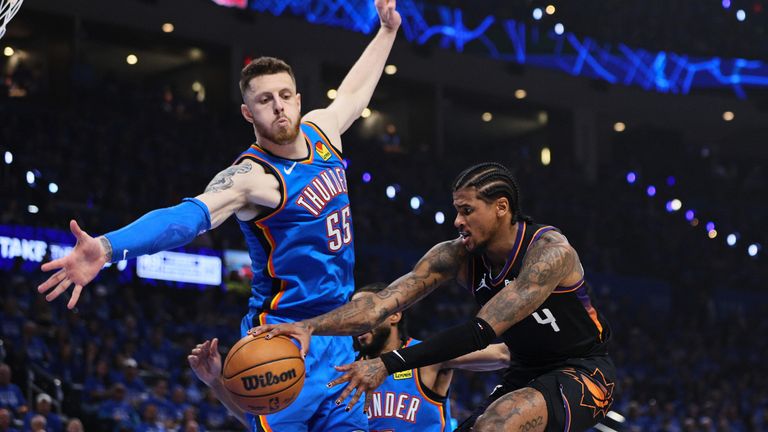 Isaiah Hartenstein steht mit seinen Thunder vor dem Einzug in die nächste Runde. 