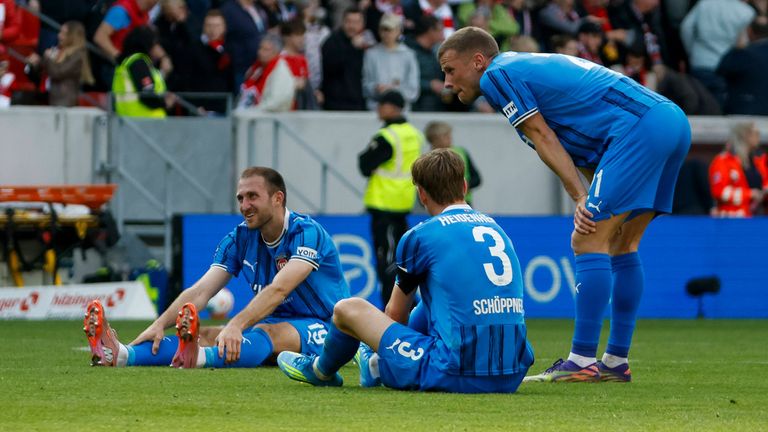 Dem 1. FC Heidenheim droht am 31. Spieltag der vorzeitige Abstieg in die 2. Bundesliga.