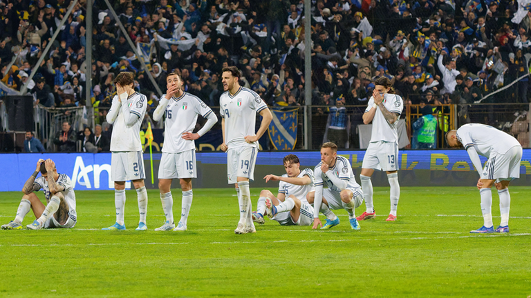 WM-Traum geplatzt: Im Playoff-Finale scheiterte die Squadra Azzurra an Bosnien-Herzegowina. 