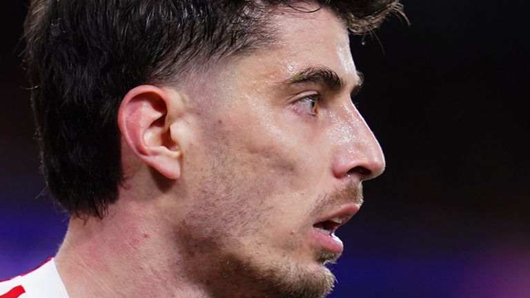 Kai Havertz vom FC Arsenal verpasst das Halbfinal-Hinspiel in der Champions League gegen Atletico Madrid.