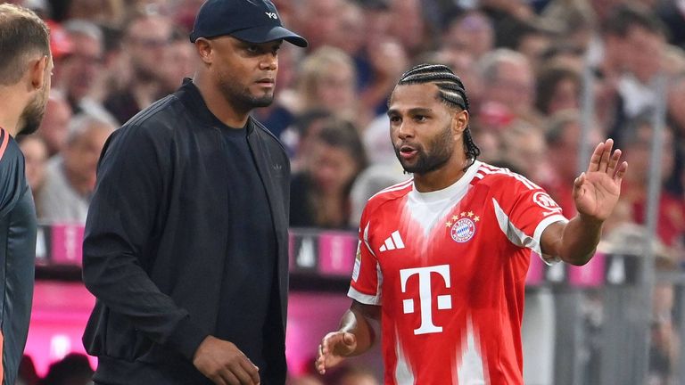 Serge Gnabry steht Vincent Kompany für den Rest der Saison nicht mehr zur Verfügung. 