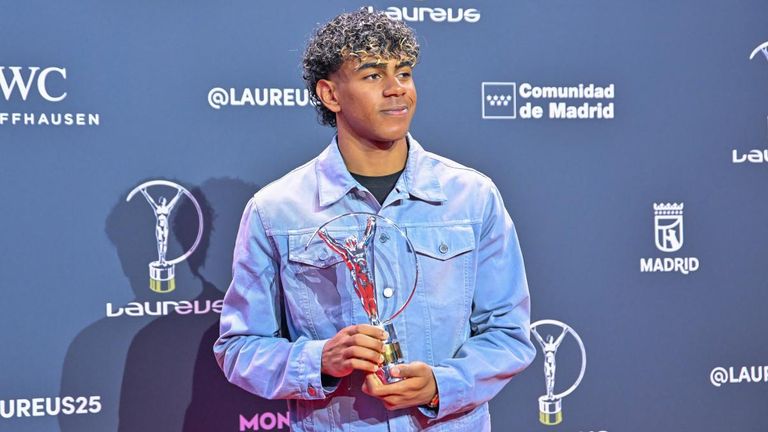 Lamine Yamal gewinnt den Laureus Award als 
