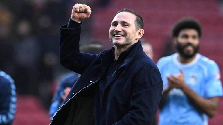 Kurz vor Meisterschaft und Aufstieg in die Premier League: Frank Lampard mit dem Coventry City FC.