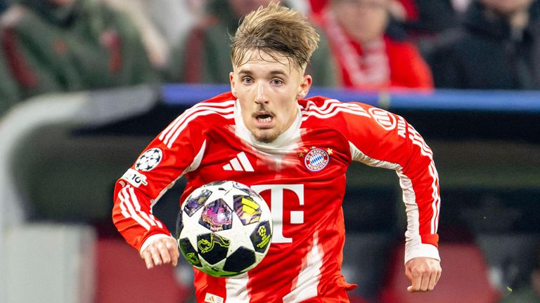 Lennart Karl fehlt dem FC Bayern aktuell verletzt.