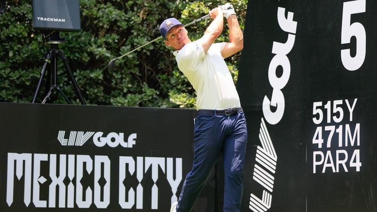 Der Brite Paul Casey während des Pro-AM-Tages des LIV-Golf-Turniers 2026 in Mexiko-Stadt.