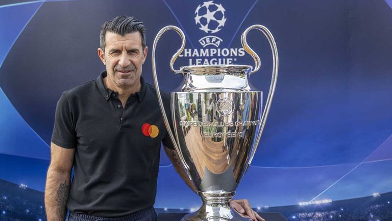 Luis Figo gewann 2002 mit Real Madrid die Champions League.